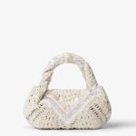 FENDI Spy Small Off-white inlaid Swakara fur and leather bag - Image 2